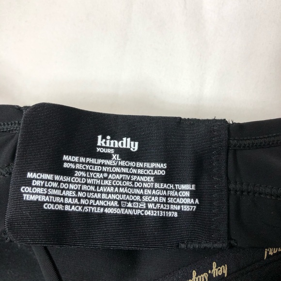 Kindly Yours Women's So Comfy Lightly Lined Micro Wire-Free Black Bra XL - Picture 12 of 13